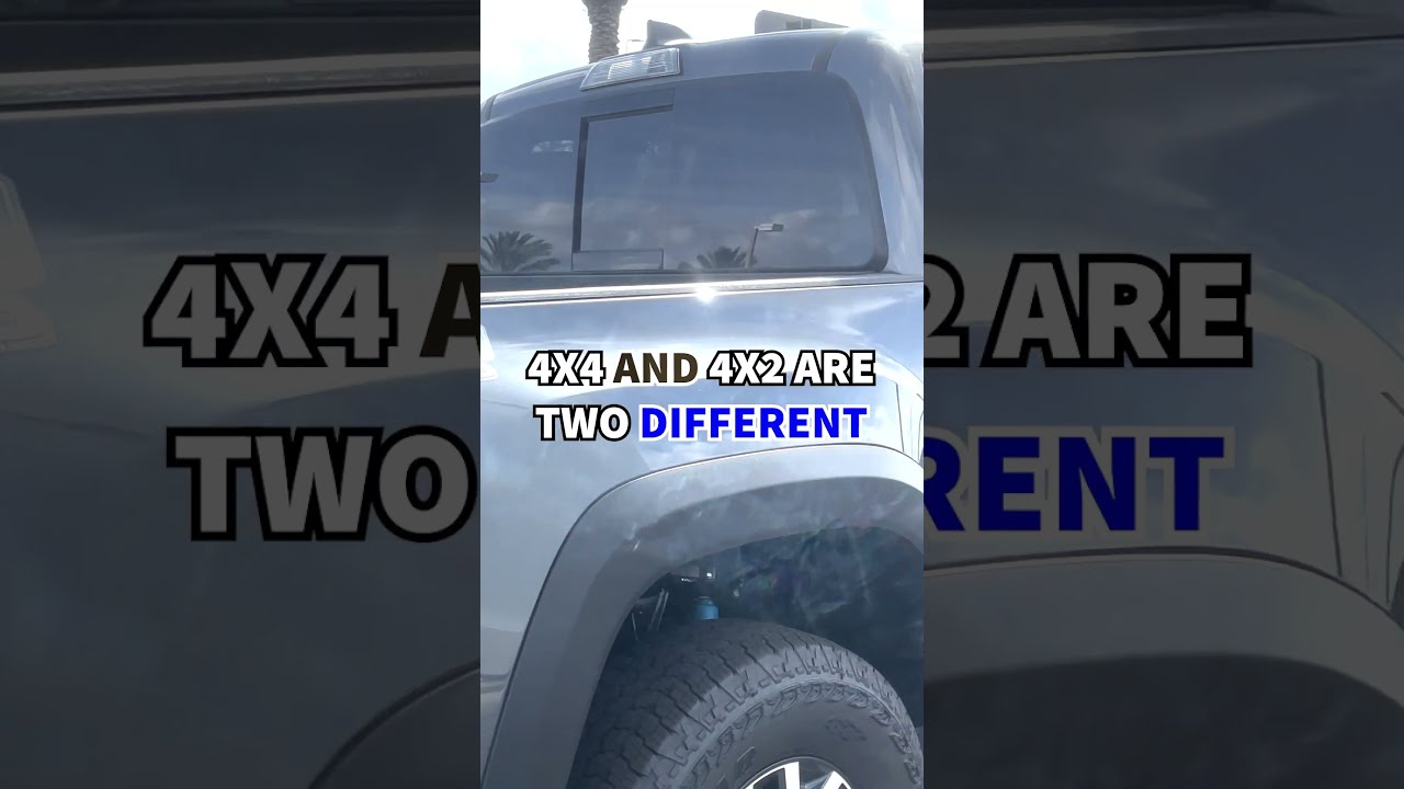 What S The Difference Between A 4x2 And 4x4 Truck 