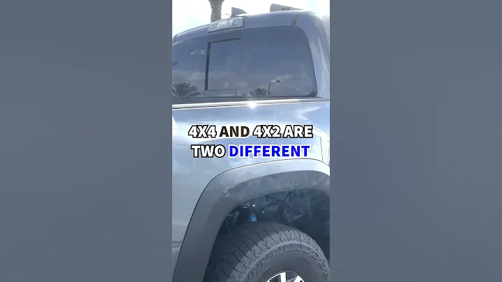 What's the difference between a 4x2 and a 4x4? truck?