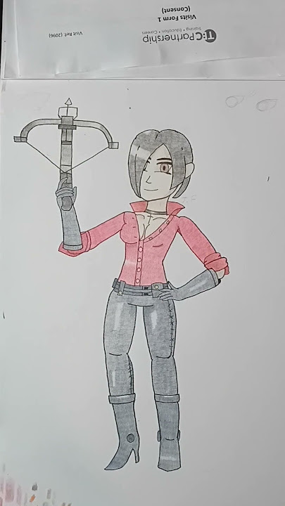 Resident Evil drawing: Ada Wong (Resident Evil 6)