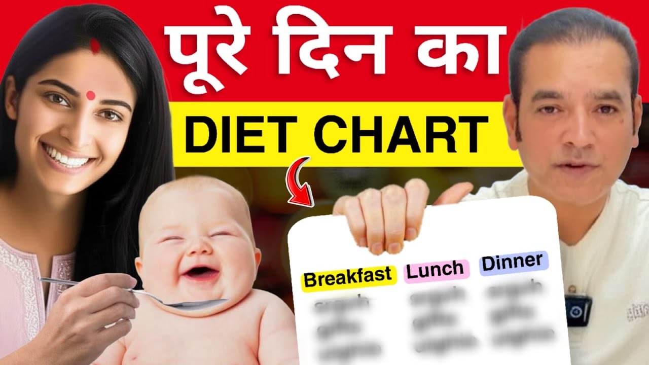 1 से 3 साल के बच्चों का FULL DAY DIET CHART; Meal Plan With Timing & Quantity | DR BRAJPAL