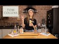 Comment faire un tom collins  cocktail  base de gin