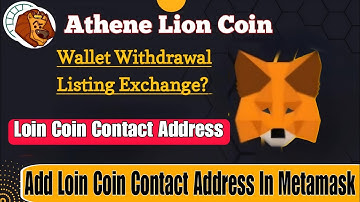 How to add lion contract adress in metamask || Metamask mai lion contract adress add kren