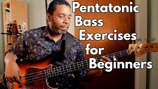 Video thumbnail of "Pentatonic Scales on Bass for Beginners"