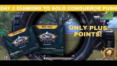 Day 2- Diamond 5 To Solo Conqueror Push |SAMSUNGA3,A5,A7,J2,J5,J7,S5,S6,S7,S9,A10,  A20,A30,A50,A70