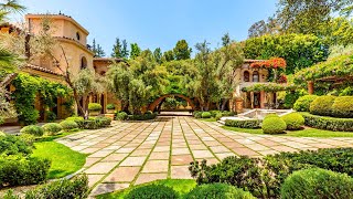 Inside a $58,000,000 Million Romantic Tuscan Oasis in the Heart of Los Angeles
