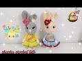 Tuto portecls lapin au crochet partie 1