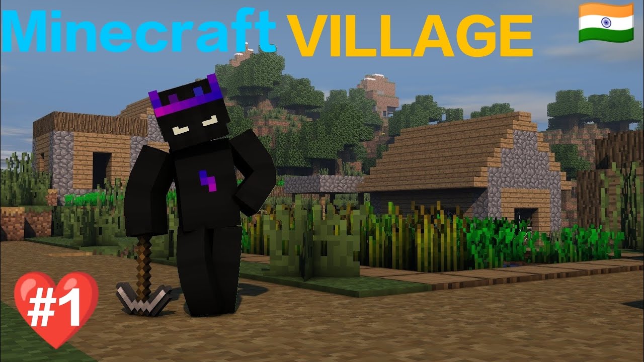 I FOUND A VILLAGE IN MY SURVIVAL WORLD | MINECRAFT Survival #1 | New ...