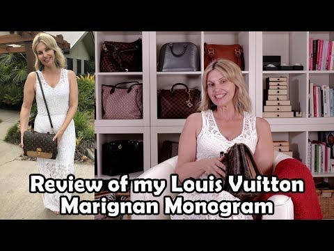 Louis Vuitton Monogram Canvas & Sesame Marignan Bag