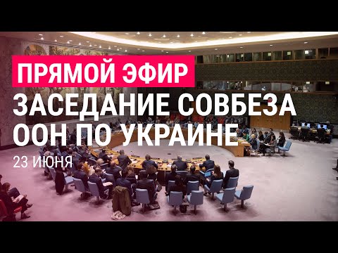 Совбез ООН по Украине: подрыв Каховской ГЭС | ПРЯМОЙ ЭФИР