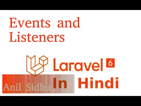 Laravel 6 tutorial in Hindi #35  events and listeners