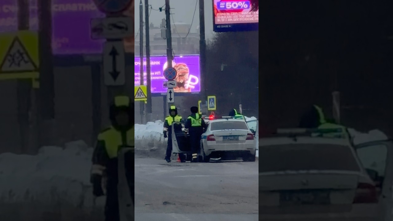 ДПС патрулируют город 