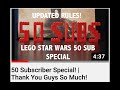 Update On The 50 Subscriber MOC Suggestions! | WATCH FOR NEW RULES!