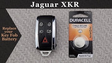 How to Replace a 2007 - 2014 Jaguar XKR Key Fob Battery