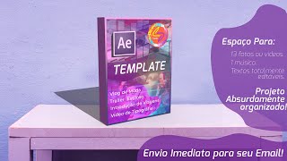 Template After Effects Vlog De Moda, Trailer Estiloso