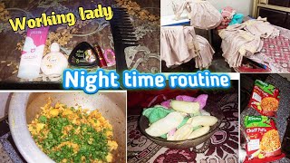 A working lady night time routine | Mid season night routine  | Night skincare for housewife