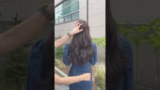 루즈하게 자연스러운 #굵은웨이브펌 긴머리히피펌 스타일 로잔펌 #청담동파마요정 #긴머리레이어드컷 #긴머리히피펌