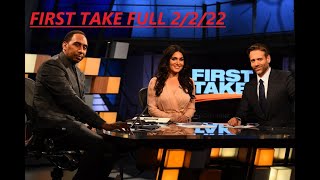 ESPN FIRST TAKE 2 2 2022 FULL SHOW   Stephen A  reacts to Brian Flores sues NFL with alleges racism