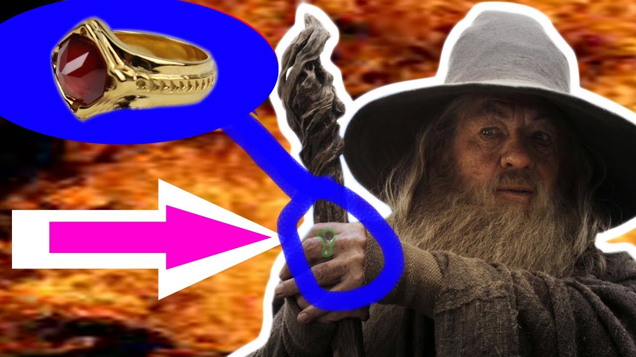 schild mixer kwaadheid de vrije loop geven Gandalf Had A Ring Of Power - YouTube