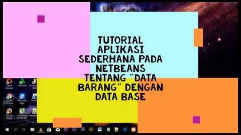 Tutorial Membuat Aplikasi Sederhana Pada Java NetBeans (Delete Data Barang)