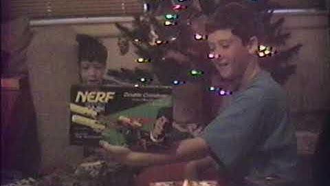 Hand Christmas 1994 | Chris flying a plane around the Boor farm