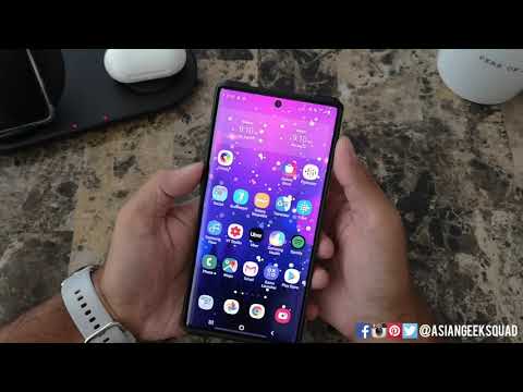 Samsung Galaxy Note 10+ Setting up Face Recognition