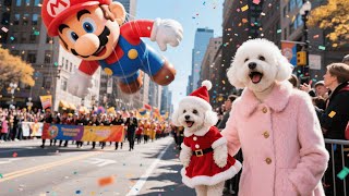 Download Lagu Mama Dog Takes Pupper to New York for Thanksgiving and the Giant Balloon Parade 🎈🗽 MP3