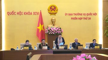 Khai mạc phiên họp thứ 20 Uỷ ban Thường vụ Quốc hội