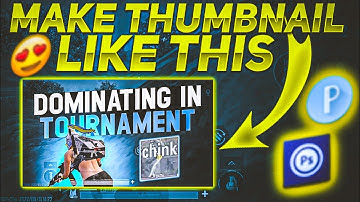 How to make Bgmi competitive thumbnail |Thumbnail kaise banaen |Montage thumbnail edit|New thumbnail