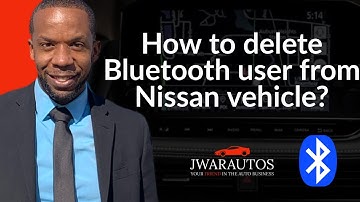 How to delete a Bluetooth user from Nissan vehicle