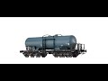 Overview of the 6-axle acid Tank Car BRAWA ZZh (model 48547)