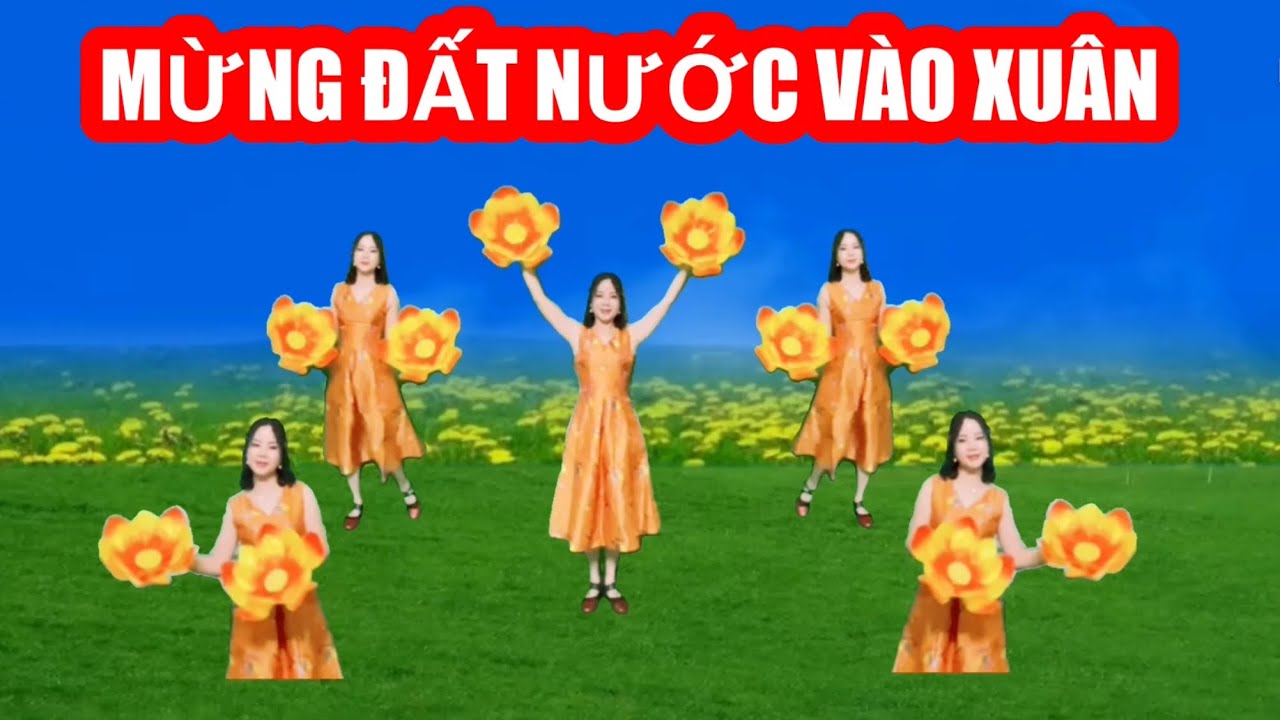 MỪNG ĐẤT NƯỚC VÀO XUÂN / MÚA HOA DI CHUYỂN / NHẠC XUÂN HAY NHẤT