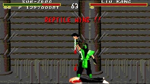 Mortal Kombat (Sega Genesis) play as Reptile