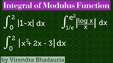 Integral of Modulus Function | Integration of Mod Function for TGT/PGT/LT GRADE/Class 12/IIT/NDA