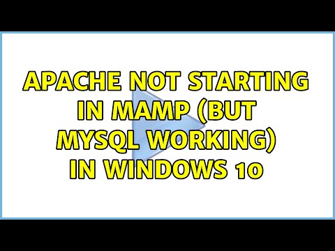 Apache not starting in MAMP (but MySQL working) in Windows 10 (2 Solutions!!)
