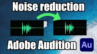 How to remove noise in Adobe Audition CC by R4GE VipeRzZ 194 views 5 months ago 2 minutes, 8 seconds