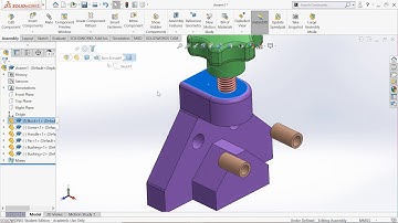 Drill Jig Assembly - Solidworks Part 2/4