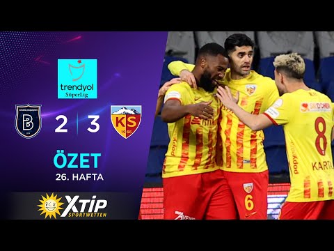 Merkur-Sports | R. Başakşehir (2-3) Kayserispor - Highlights/Özet | Trendyol Süper Lig - 2023/24