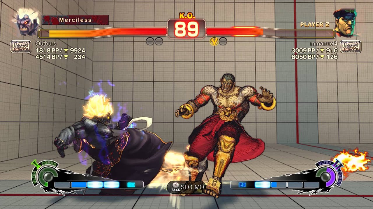 Outburs (Oni) Vs Mmanuel (Bison) USF4 1080p 60 fps