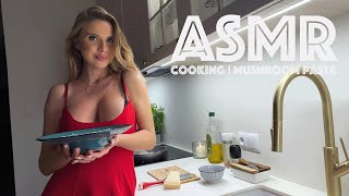 ASMR Pasta Night 🍝 | Sensual Cooking Sounds and Cozy Vibes