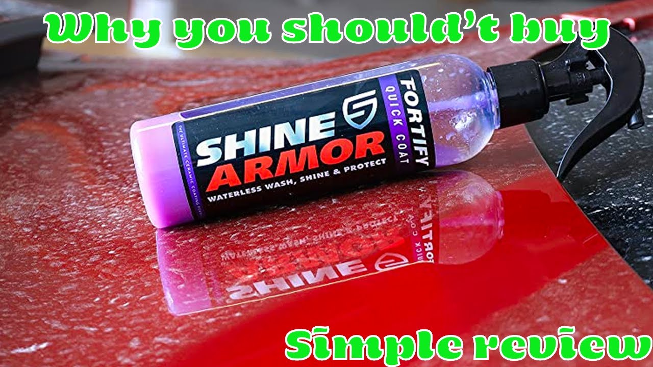 SHINE ARMOR Spray On Quick Ceramic Coat For Your Car 