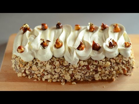 Caramel Toffee Cake with Chocolate Whipped Cream – Pound Cake Recipe