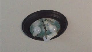 How To Replace A Light Bulb In A Dome Fixture