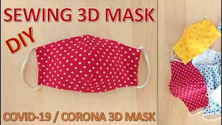 diy easiest 3d corona mask stayhome withme