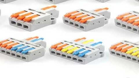 Mini Quick Wire Conductor Connector Universal Compact 2/3 Pin Splicing Push-inTerminal Block 1 in mu