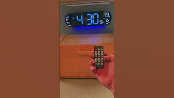 LED Display Wall Clock #clock #ledlight
