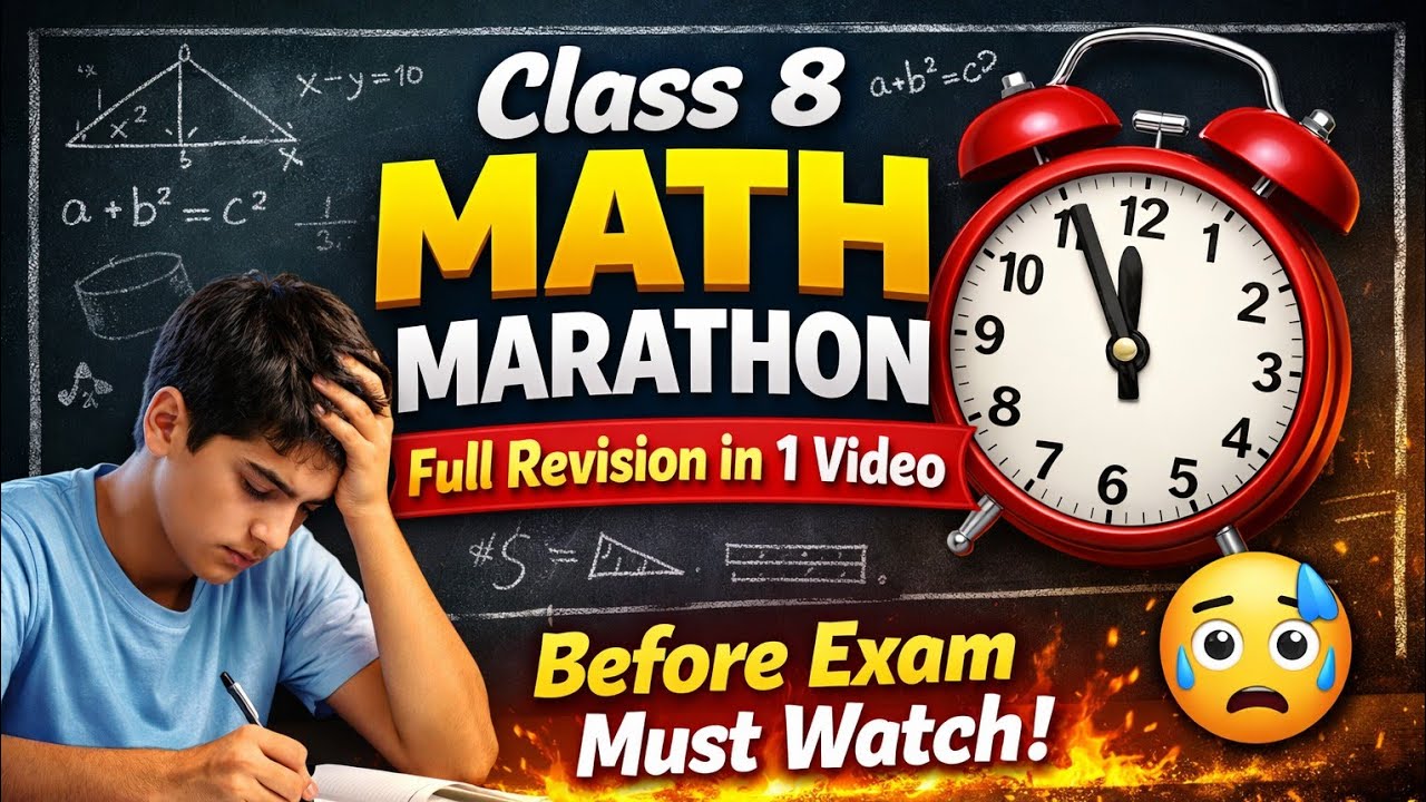 Science by HAREKRUSHNA  is live  class 8th math marathon 🔥🔥🔥👍