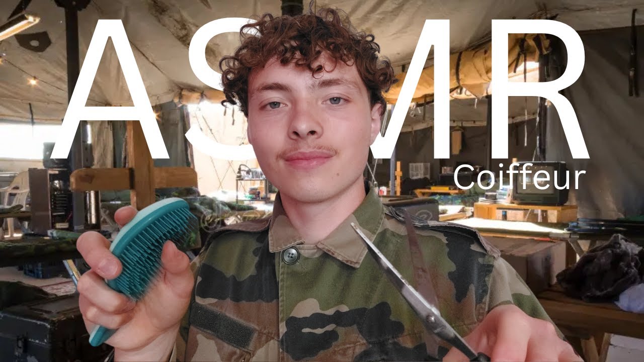 ASMR : Roleplay💇‍♂️Coiffeur Militaire💇‍♂️