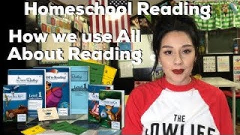 Homeschool Reading Curriculum Review //How we use All About Reading