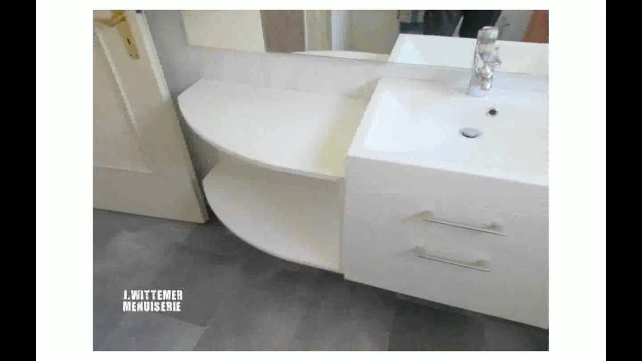 Meuble salle de bain arrondi youtube