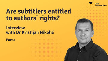 Are subtitlers entitled to authors